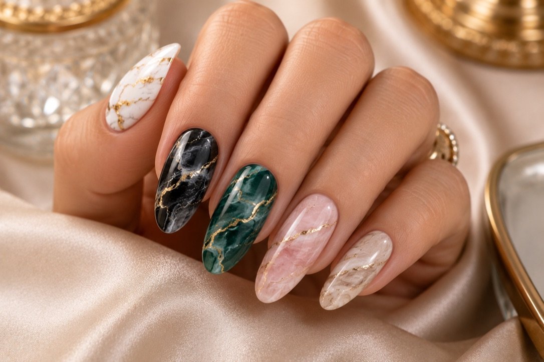 Marble Nail Art — United Nails