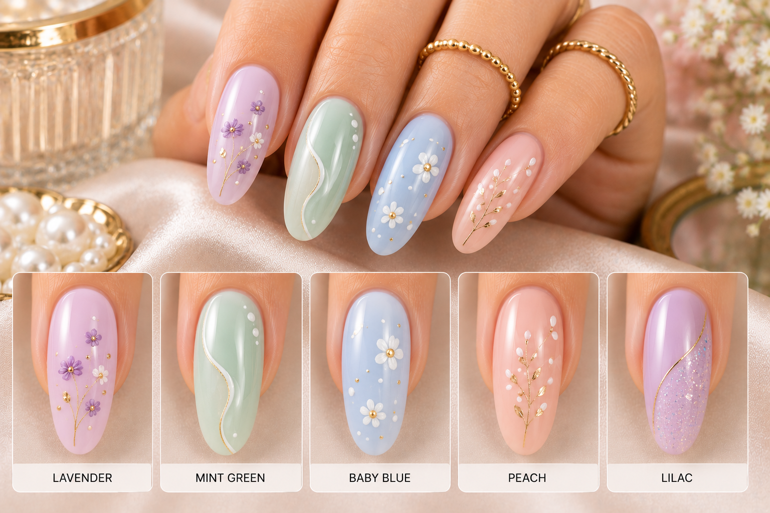 Pastel Nail Art — United Nails