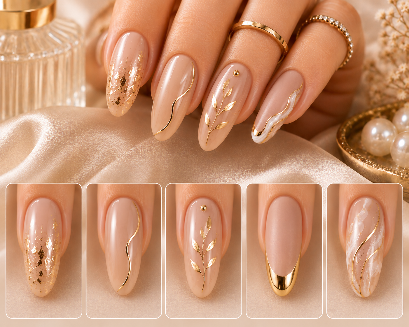 Nude Luxury Nail Art — United Nails